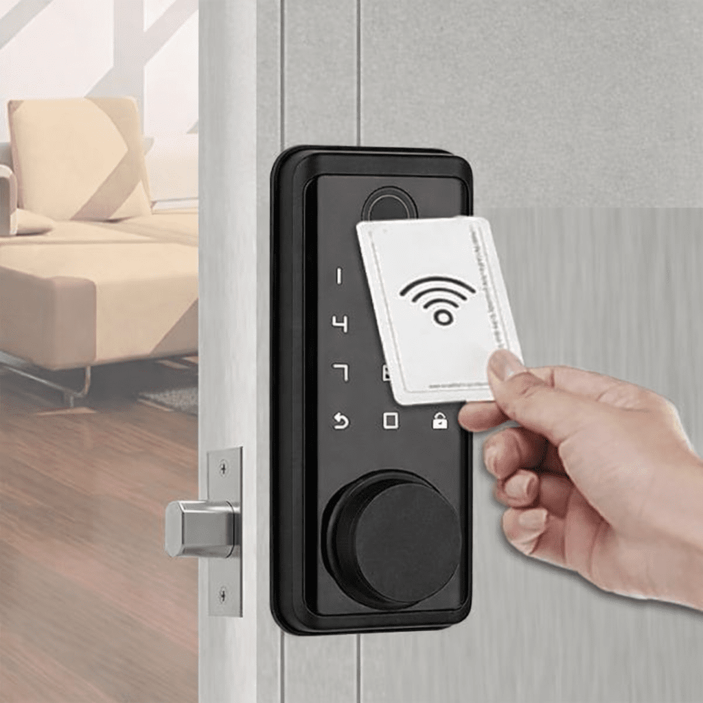 Zipoi Keyless Smart Door Dead Lock with Fingerprint, Passcode & Bluetooth Control - Zipoi