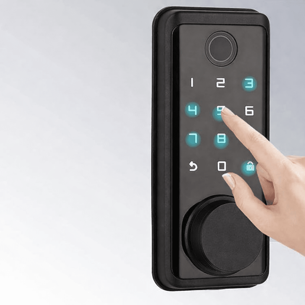 Zipoi Keyless Smart Door Dead Lock with Fingerprint, Passcode & Bluetooth Control - Zipoi