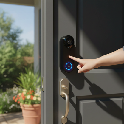 Zipoi Smart Wi - Fi Video Doorbell 1080P - Zipoi